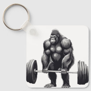 Gorila Deadlift Schlüsselanhänger