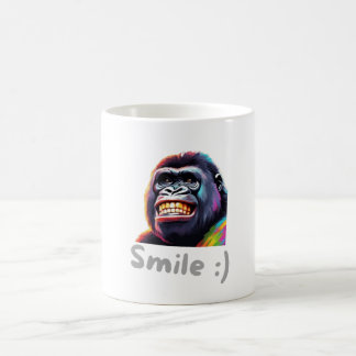 Gorila sonriendo kaffeetasse