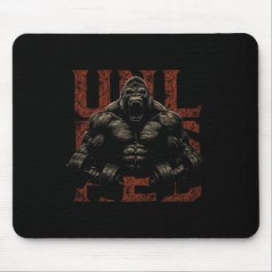 Gorilla-Affe-Gym-Kleidung Bodybuilding Workout Mot Mousepad