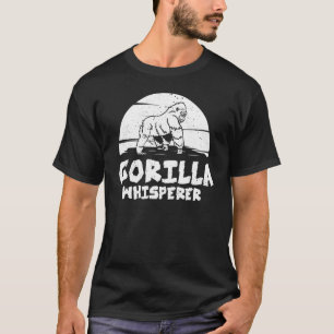 Gorilla Animal Zitat Monkey Habitat Silverback Wes T-Shirt