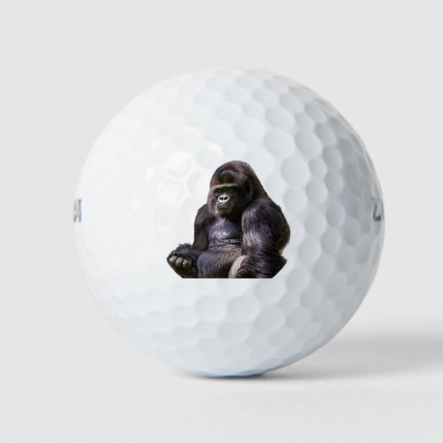 Gorilla Ape Monkey Golfball (Vorderseite)