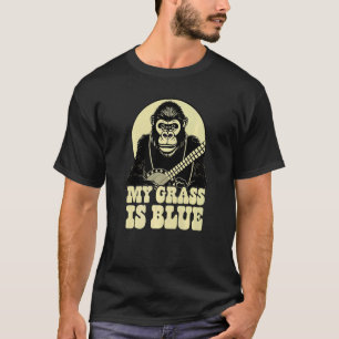 Gorilla Banjo Picker Vintag Achtziges Musikfestiva T-Shirt