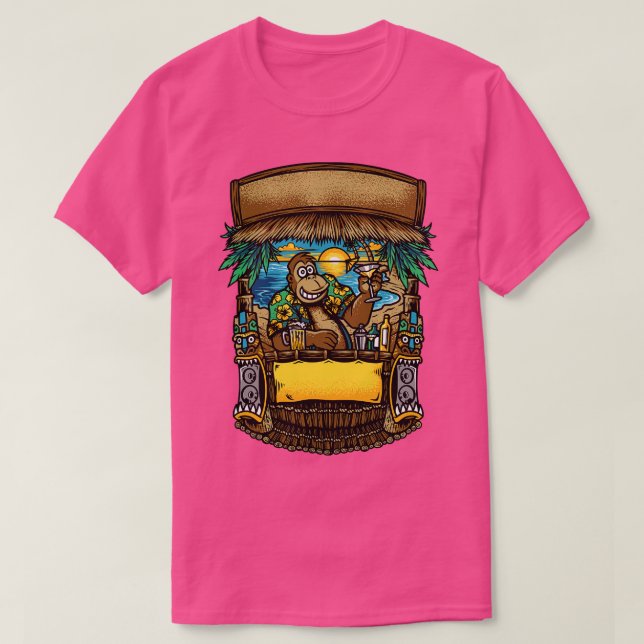 Gorilla Beach Bar T-Shirt (Design vorne)