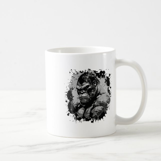 Gorilla Beast Muscles Workout Bodybuilding Boxing Kaffeetasse (Rechts)