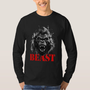 Gorilla-Biest MMA-Kämpfer Boxen Motivation Fitness T-Shirt