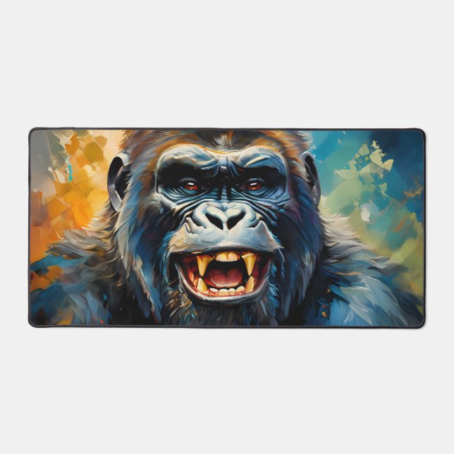 Gorilla Big Smile Schreibtischunterlage (Vorderseite)