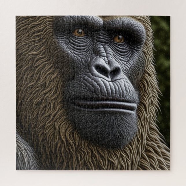 Gorilla, Bigfoot oder Sasquatch Nah Puzzle (Vertikal)