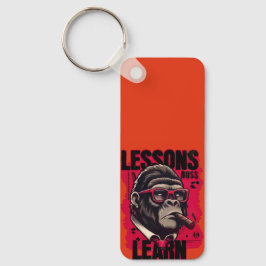 Gorilla Boss Lessons Learn Keychain Schlüsselanhänger