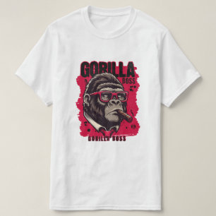 Gorilla Boss T-Shirt – kraftvolles Gorilla-Motiv