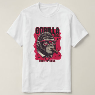 Gorilla Boss T-Shirt – kraftvolles Gorilla-Motiv