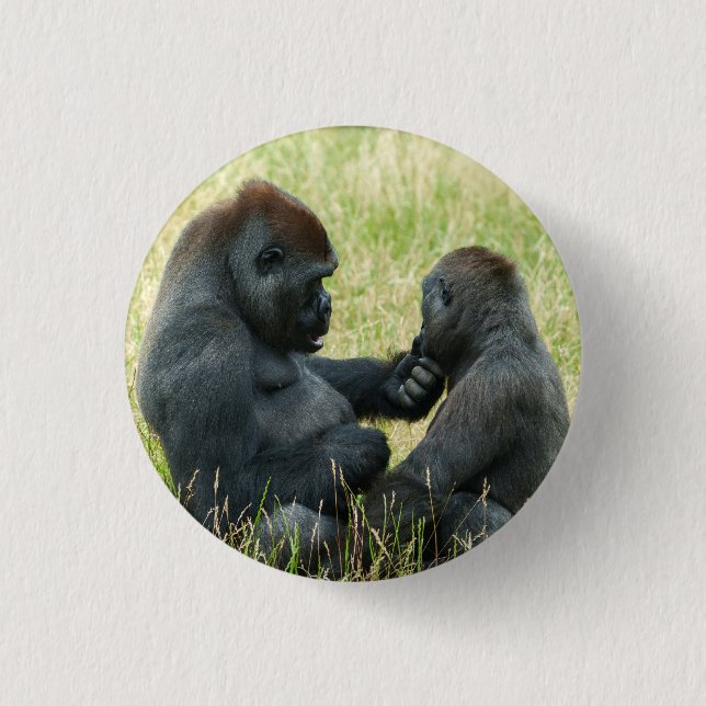 Gorilla Brothers Forever Button (Vorderseite)