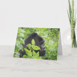 Gorilla Card - Leere auf der Innenseite Karte
