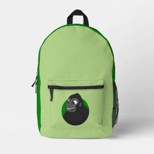 Gorilla Cartoon Bedruckter Rucksack