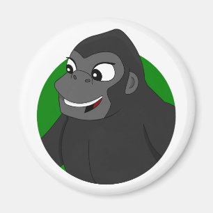 Gorilla Cartoon Magnet