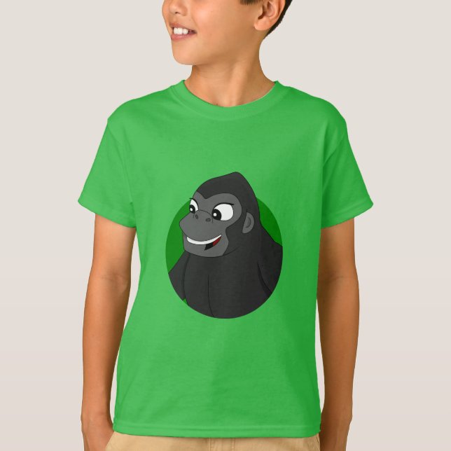 Gorilla Cartoon T - Shirt (Vorderseite)