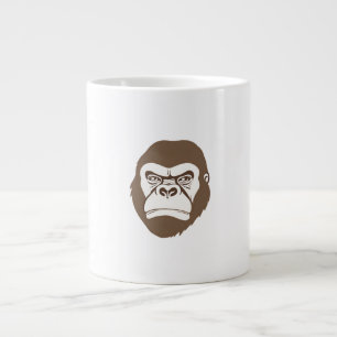 Gorilla Cartoon Zeichnend Jumbo-Tasse