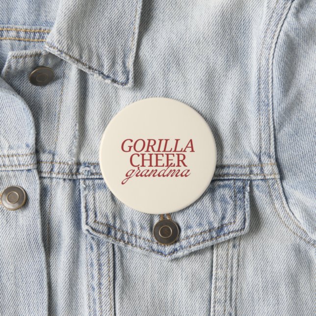 Gorilla Cheer Grandma Button (Beispiel)