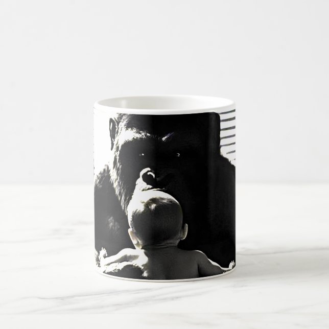 Gorilla & Child Kaffeetasse (Mittel)