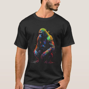 Gorilla Colorful Artwork T-Shirt