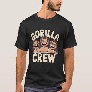 Gorilla Crew Apparel Gorilla-Freund-Shirt Gorilla T-Shirt