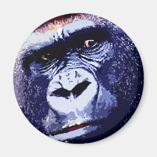 Gorilla Face Magnet