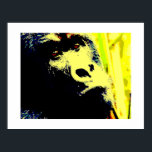 Gorilla Face Pop Art Poster Print. Gorilla Posters<br><div class="desc">Gorilla Head Pop Digitale Fotografie - Wilde Tiere Gorillas Pictures - Mountain Gorilla Face Nahes Aussehen - Primaten Kunstwerk</div>
