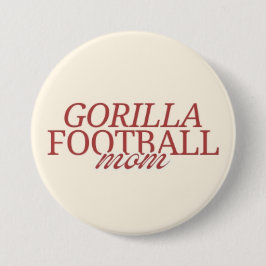 Gorilla Football Mom Button