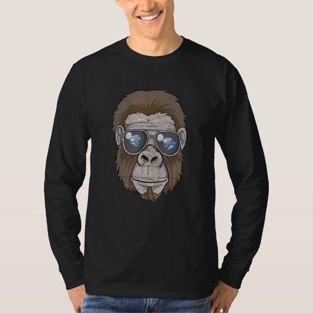 Gorilla Gang Amc Gme Diamond Hands Ape Meme Supers T-Shirt (Vorderseite)