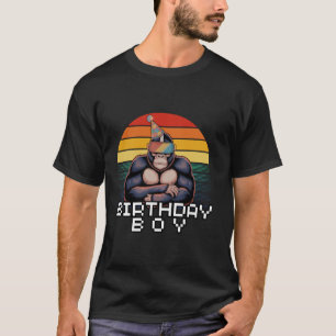 Gorilla-Geburtstagsdekorationen Monkey Tag VR-Game T-Shirt