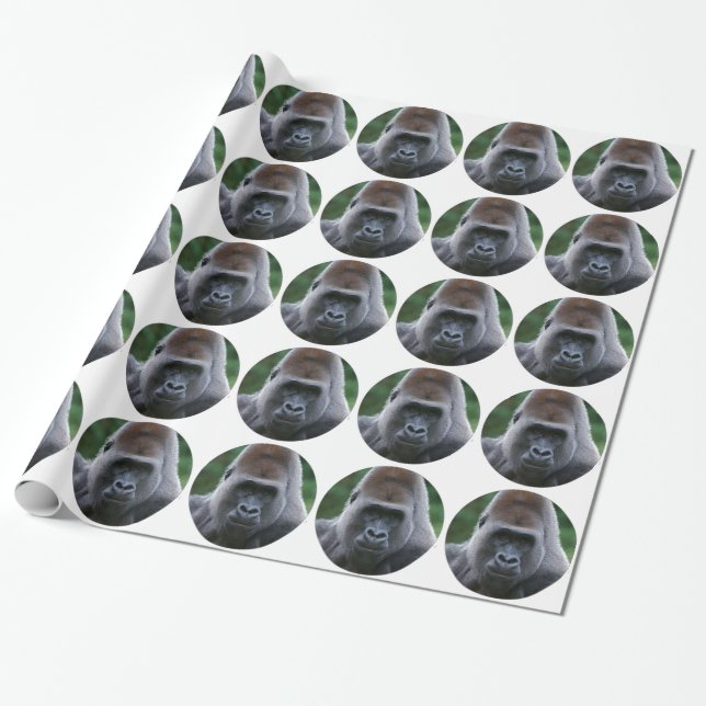 "Gorilla " Geschenkpapier (Ungerollt)