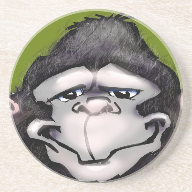 Gorilla Getränkeuntersetzer (Vorne)