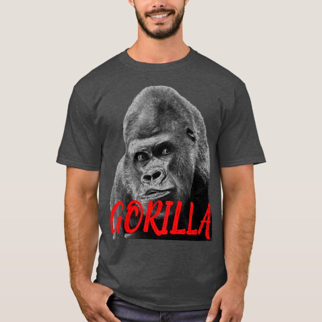 Gorilla Gray T-Shirt (Vorderseite)