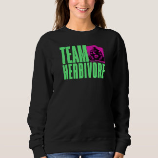 Gorilla Green, Team Herbivore - Vegane Stärke Sweatshirt