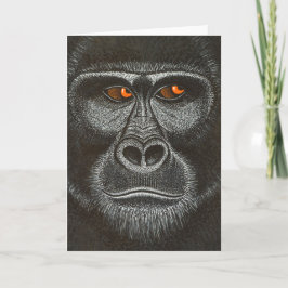 Gorilla Greeting Card Karte