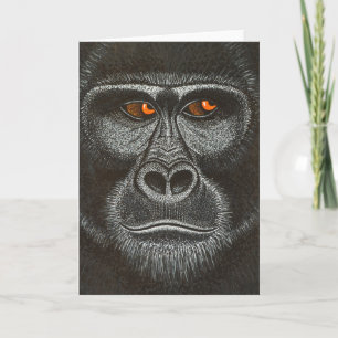Gorilla Greeting Card Karte