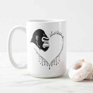Gorilla Heartbeat Kaffeetasse