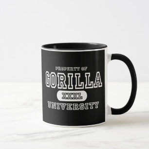 Gorilla-Hochschuldunkelheit Tasse