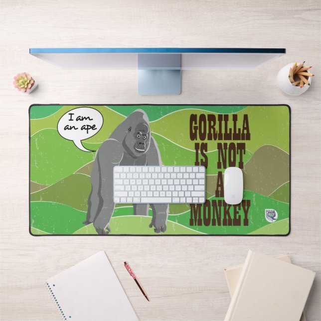 Gorilla ist kein Affe Schreibtischunterlage (Büro 1)