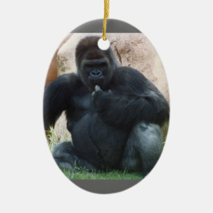 Gorilla Keramikornament
