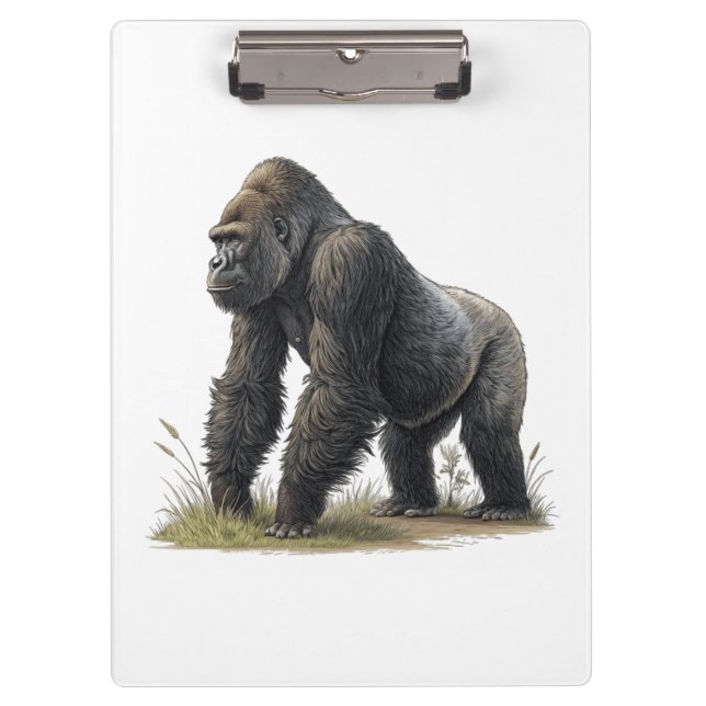 Gorilla Klemmbrett (Vorderseite)