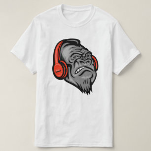 Gorilla Kopfhörer Der große Berg, Gorilla T-Shirt
