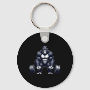 Gorilla-Krafttraining Fitnessstudio Training Bodyb Schlüsselanhänger