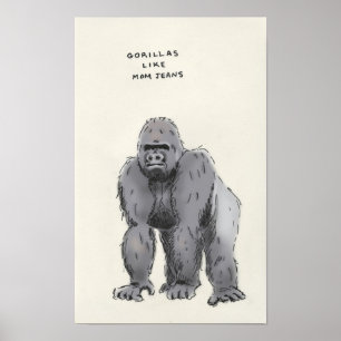 Gorilla-Lappalien Poster