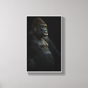 Gorilla Leinwanddruck