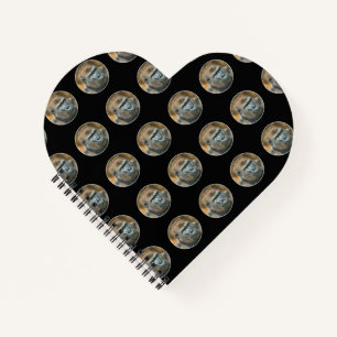 Gorilla Lope (Round Design) Notizbuch