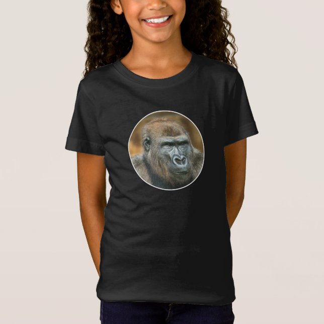 Gorilla Lope (Round Design) T-Shirt (Vorderseite)