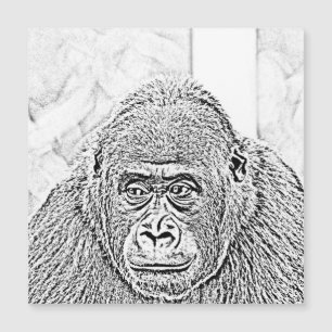 Gorilla Magnetkarte