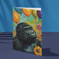 Gorilla mit Balloons