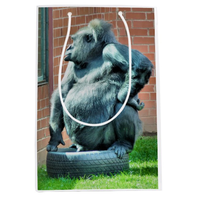 GORILLA MITTLERE GESCHENKTÜTE (Vorderseite)