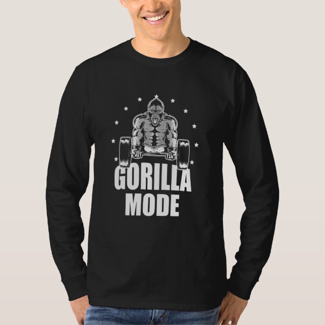 Gorilla-Modus-Affenflüsterer-Tierpfleger T-Shirt (Vorderseite)